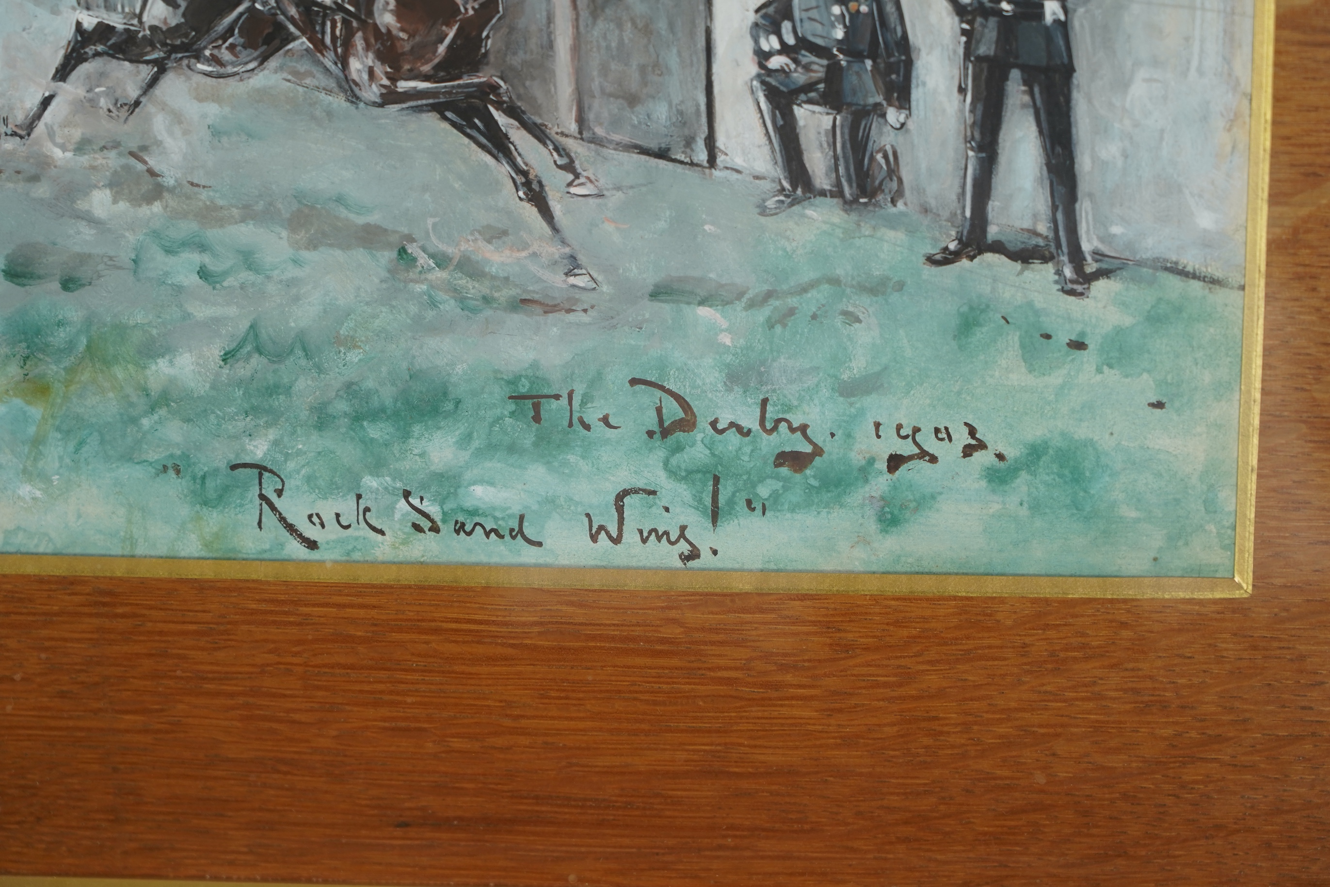 George Finch Mason (1850-1915), 'Rock Sand Wins! - The Derby, 1903'